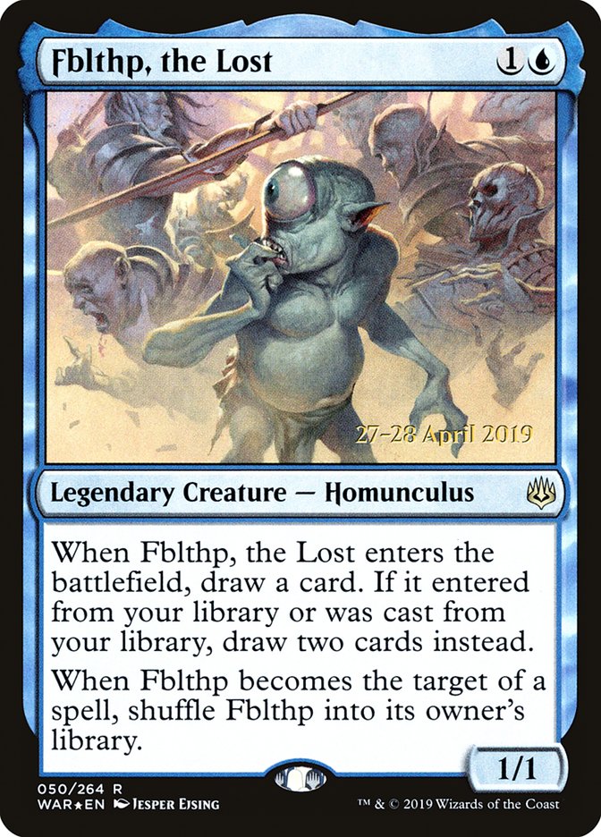 Fblthp, the Lost  [War of the Spark Prerelease Promos] | Magic Magpie