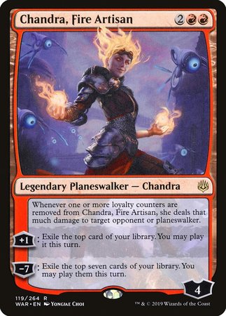 Chandra, Fire Artisan [War of the Spark] | Magic Magpie