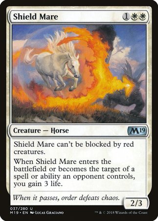 Shield Mare [Core Set 2019] | Magic Magpie