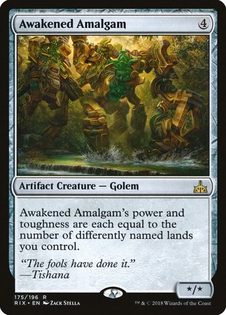 Awakened Amalgam [Rivals of Ixalan] | Magic Magpie