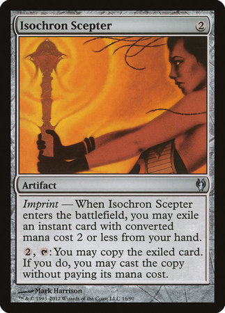 Isochron Scepter [Duel Decks: Izzet vs. Golgari] | Magic Magpie