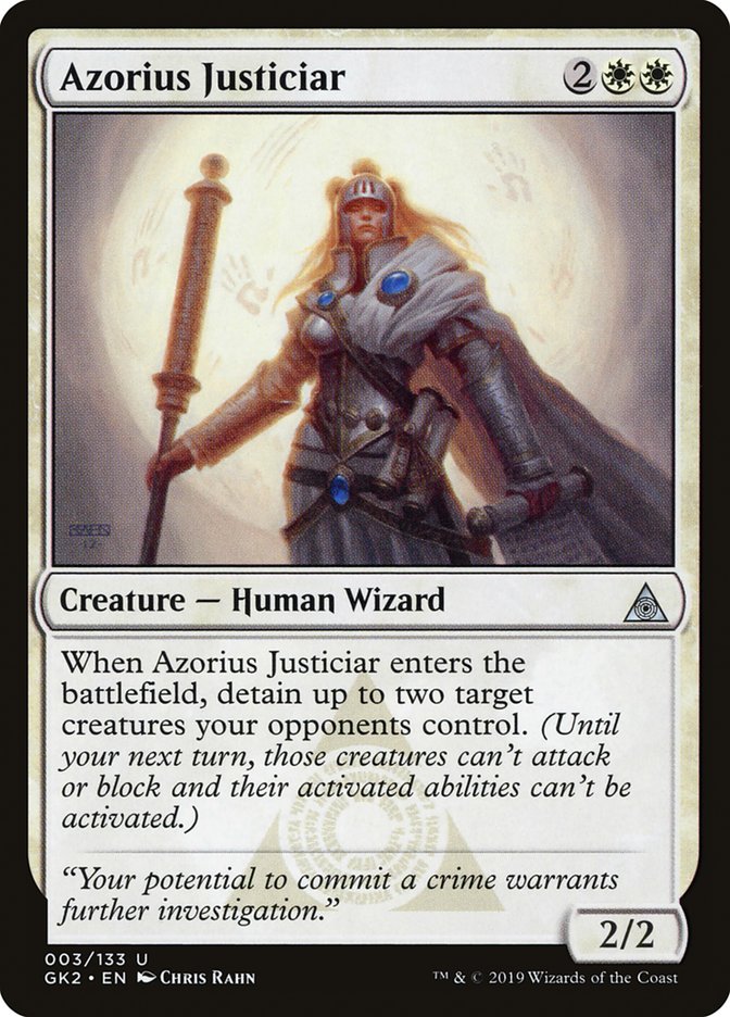 Azorius Justiciar [Ravnica Allegiance Guild Kit] | Magic Magpie