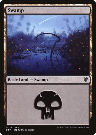 Swamp (302) [Commander 2017] | Magic Magpie