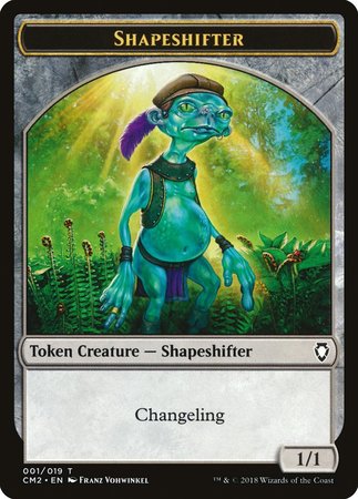 Shapeshifter Token [Commander Anthology Volume II Tokens] | Magic Magpie