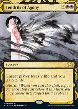 Tendrils of Agony (Etched Foil) [Strixhaven Mystical Archive] | Magic Magpie