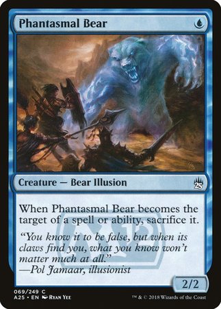 Phantasmal Bear [Masters 25] | Magic Magpie