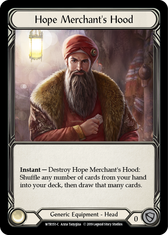 Hope Merchant's Hood [WTR151-C] Alpha Print Cold Foil | Magic Magpie