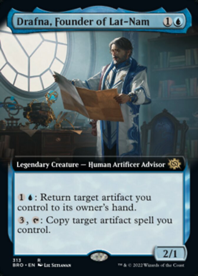 Drafna, Founder of Lat-Nam (Extended Art) [The Brothers' War] | Magic Magpie