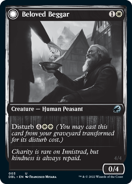 Beloved Beggar // Generous Soul [Innistrad: Double Feature] | Magic Magpie