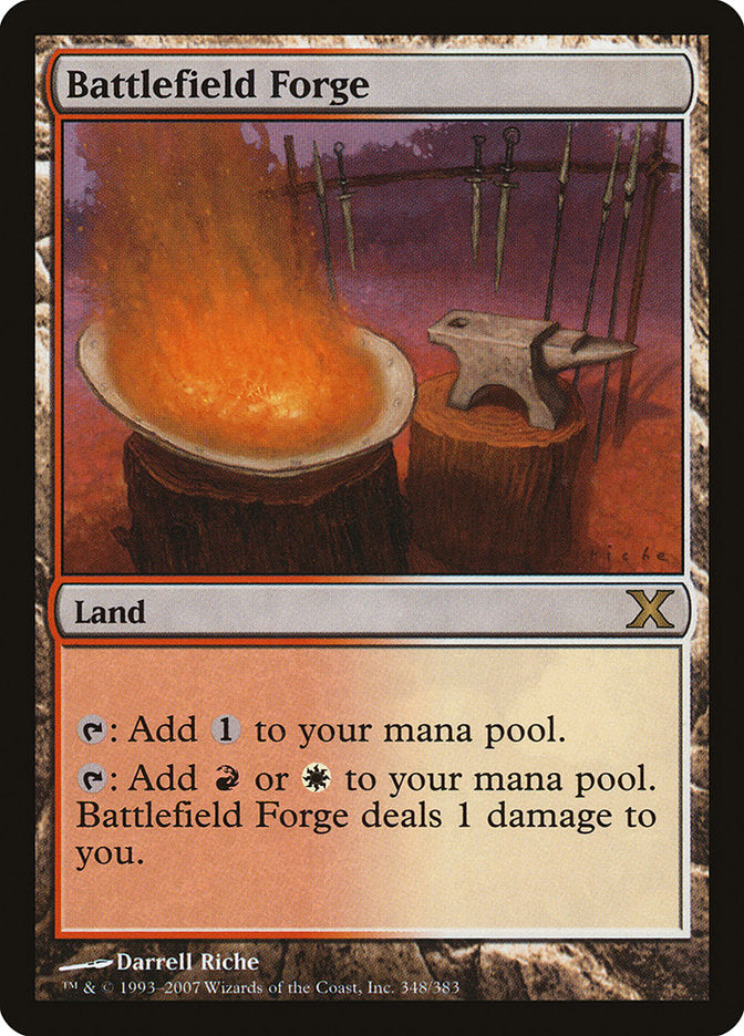 Battlefield Forge [Tenth Edition] | Magic Magpie