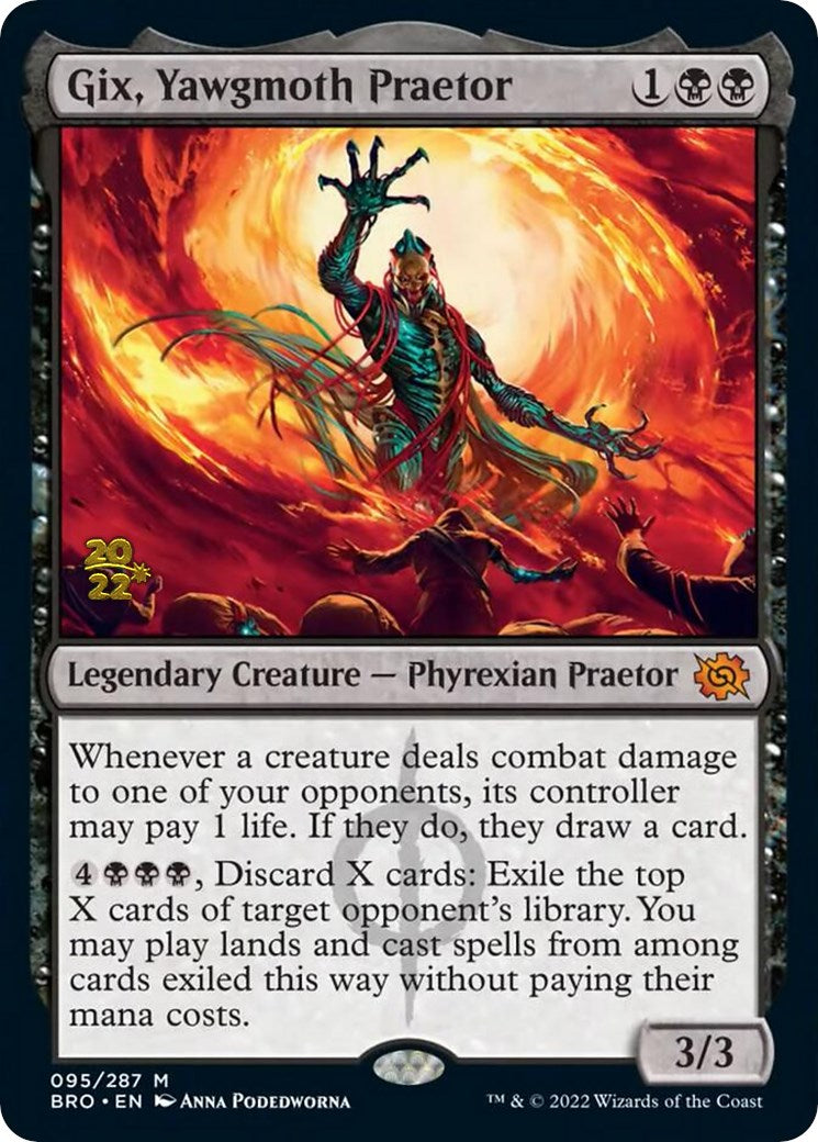 Gix, Yawgmoth Praetor [The Brothers' War: Prerelease Promos] | Magic Magpie