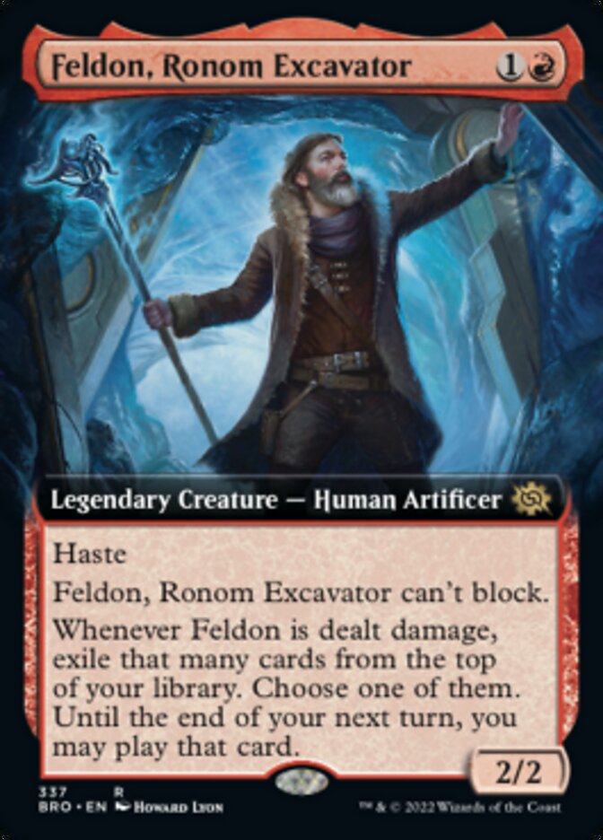 Feldon, Ronom Excavator (Extended Art) [The Brothers' War] | Magic Magpie