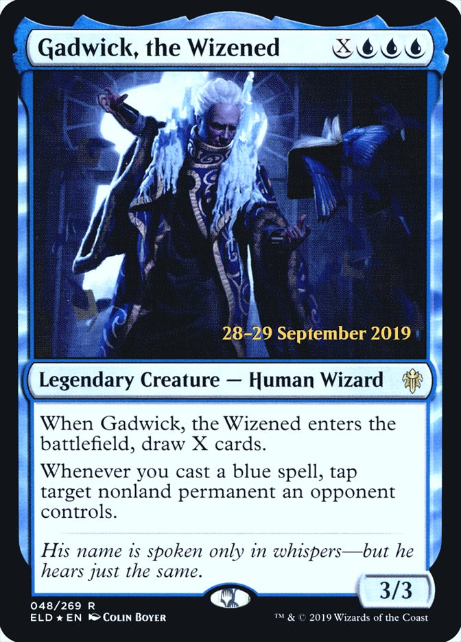 Gadwick, the Wizened  [Throne of Eldraine Prerelease Promos] | Magic Magpie