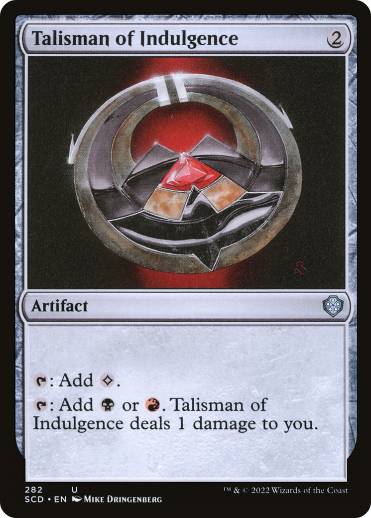 Talisman of Indulgence [Starter Commander Decks] | Magic Magpie