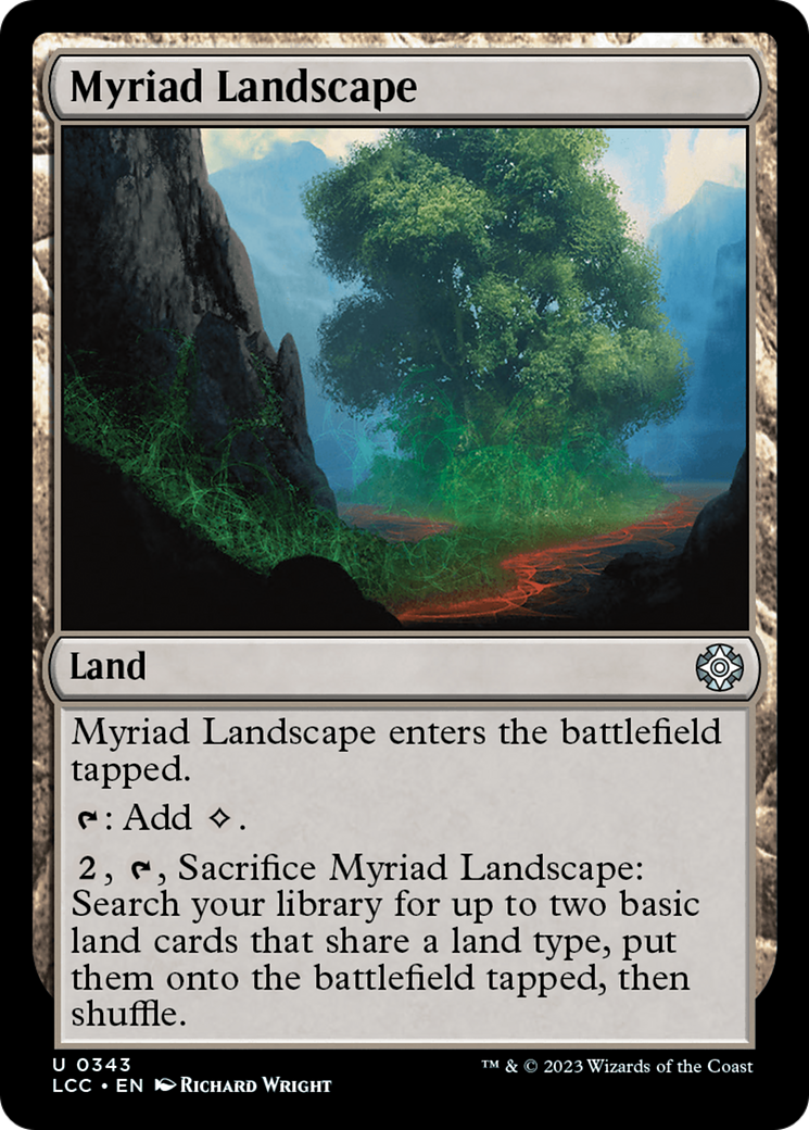 Myriad Landscape [The Lost Caverns of Ixalan Commander] | Magic Magpie