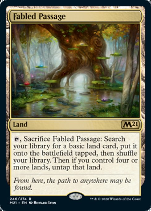 Fabled Passage [Core Set 2021] | Magic Magpie