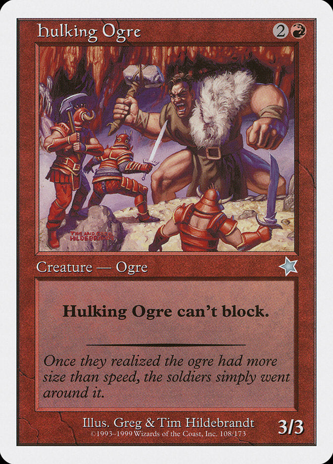 Hulking Ogre [Starter 1999] | Magic Magpie