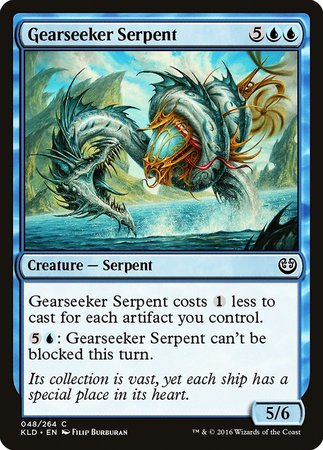 Gearseeker Serpent [Kaladesh] | Magic Magpie