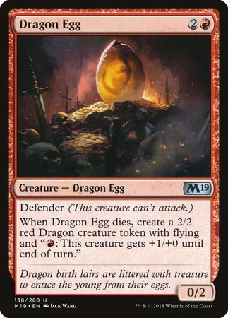 Dragon Egg [Core Set 2019] | Magic Magpie