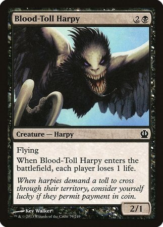 Blood-Toll Harpy [Theros] | Magic Magpie