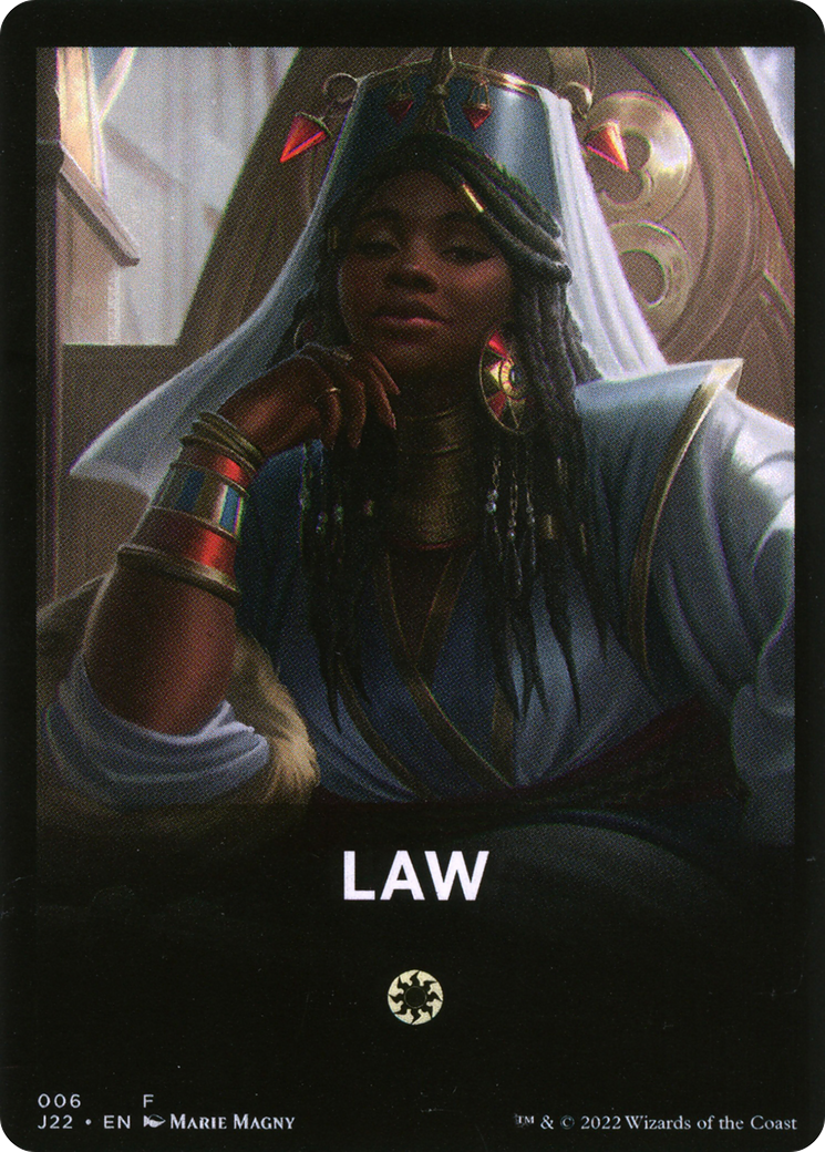 Law Theme Card [Jumpstart 2022 Front Cards] | Magic Magpie