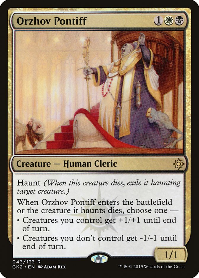 Orzhov Pontiff [Ravnica Allegiance Guild Kit] | Magic Magpie