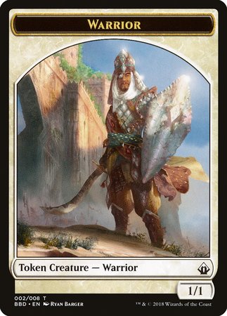 Warrior Token [Battlebond Tokens] | Magic Magpie