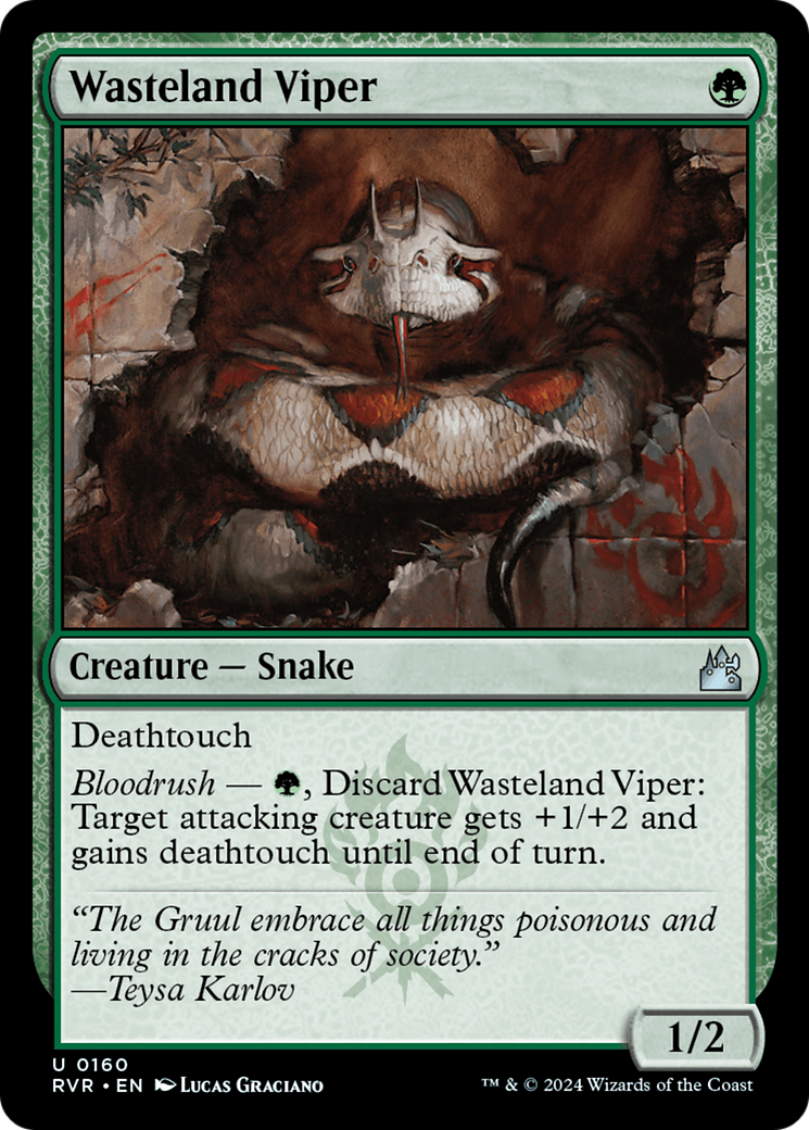 Wasteland Viper [Ravnica Remastered] | Magic Magpie