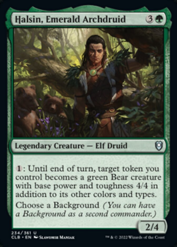 Halsin, Emerald Archdruid [Commander Legends: Battle for Baldur's Gate] | Magic Magpie