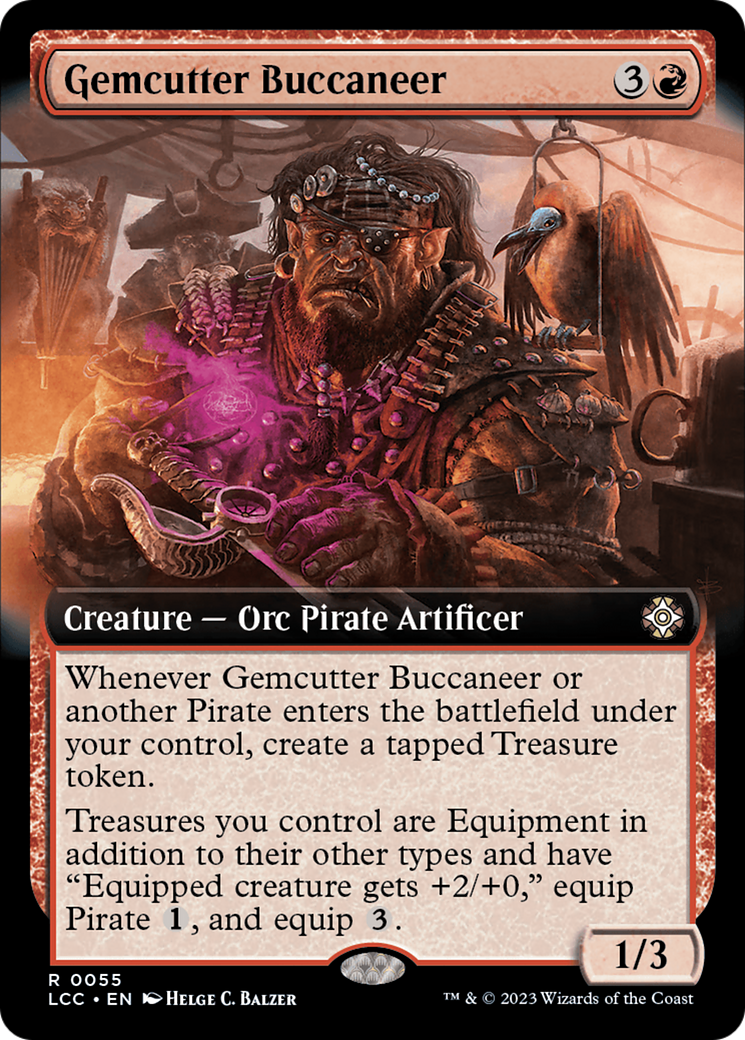 Gemcutter Buccaneer (Extended Art) [The Lost Caverns of Ixalan Commander] | Magic Magpie