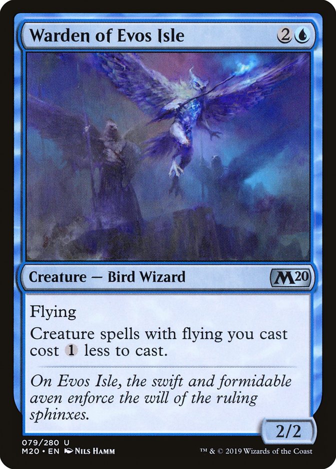 Warden of Evos Isle [Core Set 2020] | Magic Magpie