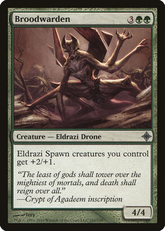 Broodwarden [Rise of the Eldrazi] | Magic Magpie