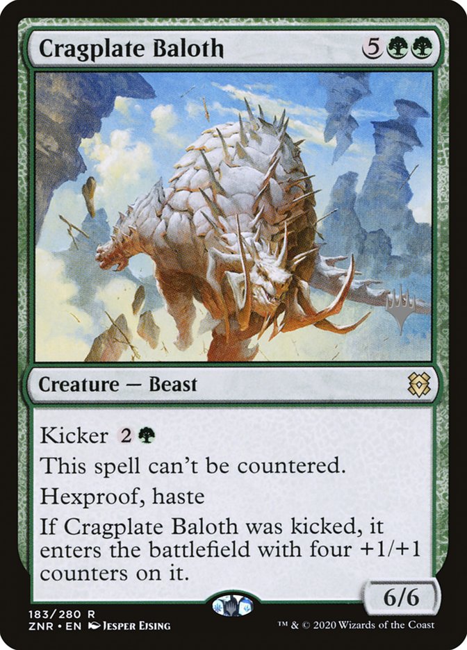 Cragplate Baloth (Promo Pack) [Zendikar Rising Promos] | Magic Magpie