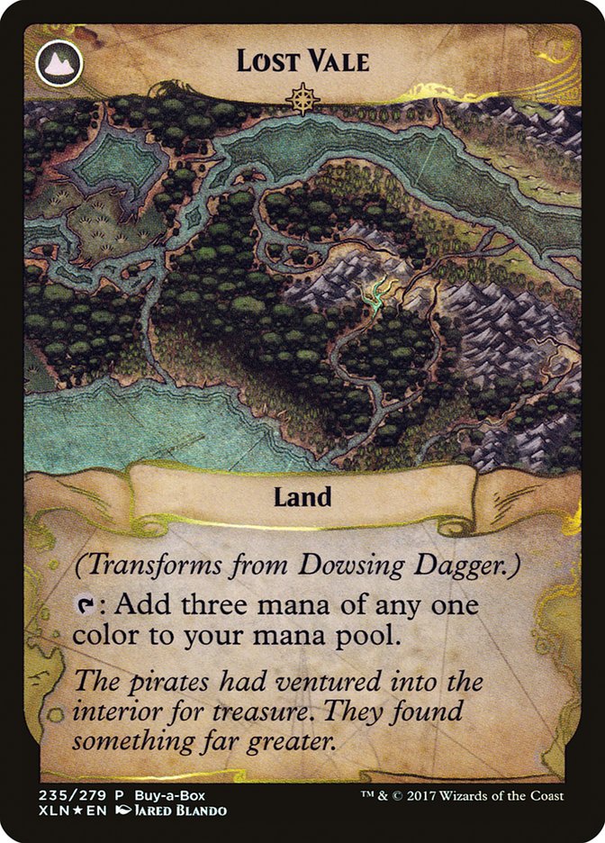 Dowsing Dagger // Lost Vale (Buy-A-Box) [Ixalan Treasure Chest] | Magic Magpie