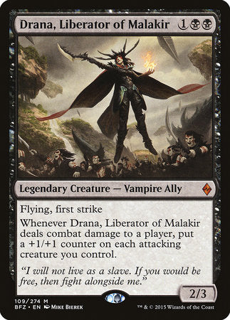 Drana, Liberator of Malakir [Battle for Zendikar] | Magic Magpie
