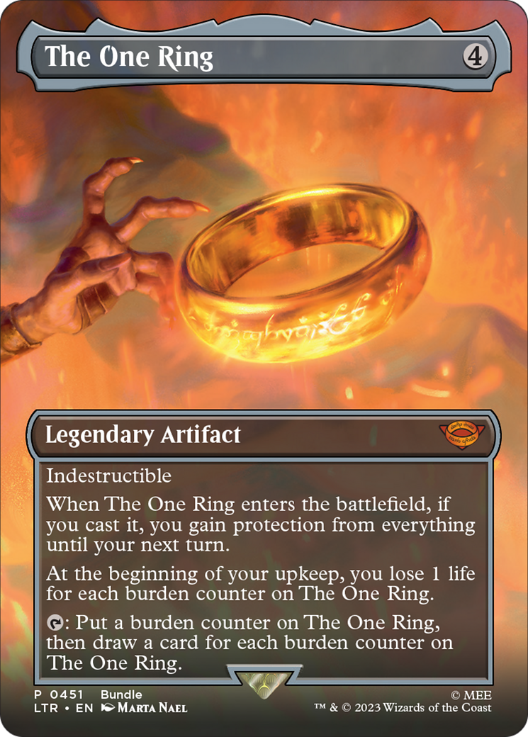 The One Ring (Borderless Alternate Art) [The Lord of the Rings: Tales of Middle-Earth] | Magic Magpie