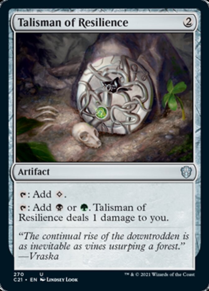 Talisman of Resilience [Commander 2021] | Magic Magpie