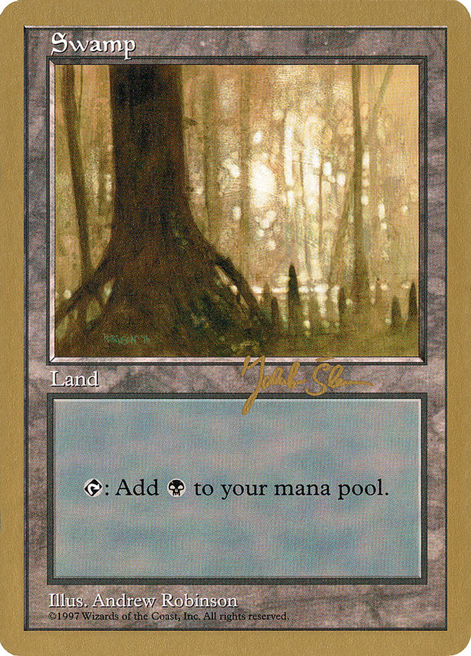 Swamp (js441) (Jakub Slemr) [World Championship Decks 1997] | Magic Magpie
