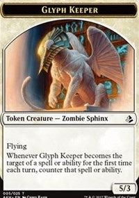 Glyph Keeper // Warrior Token [Amonkhet Tokens] | Magic Magpie