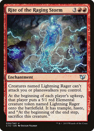 Rite of the Raging Storm [Commander 2015] | Magic Magpie