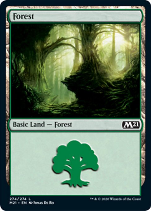 Forest (274) [Core Set 2021] | Magic Magpie