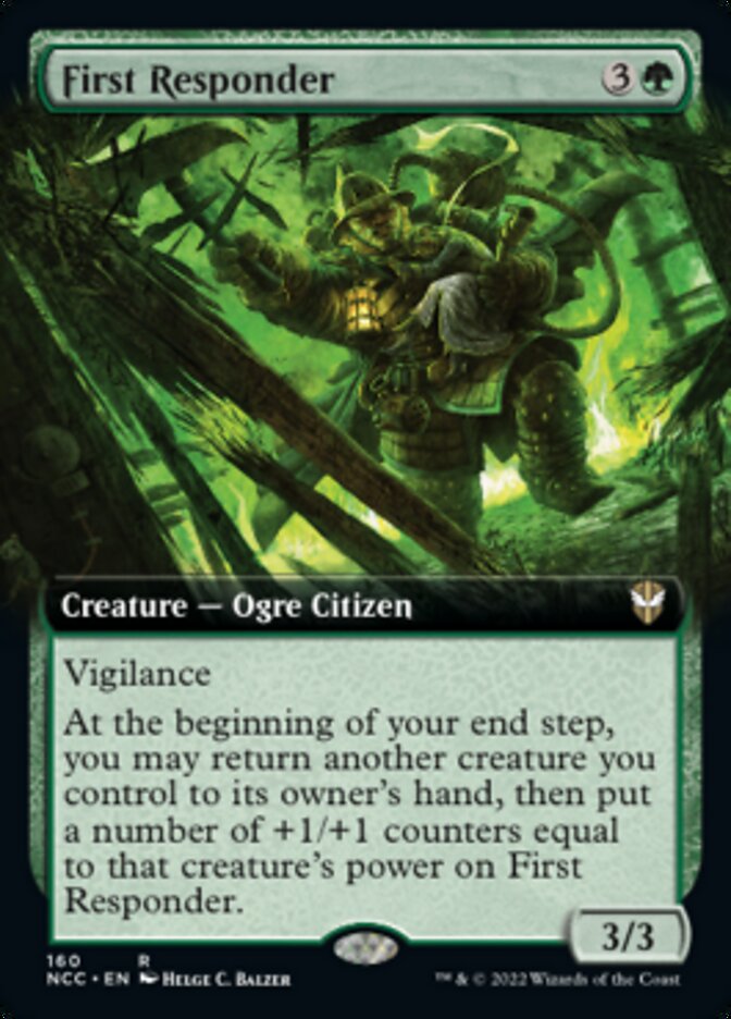 First Responder (Extended Art) [Streets of New Capenna Commander] | Magic Magpie