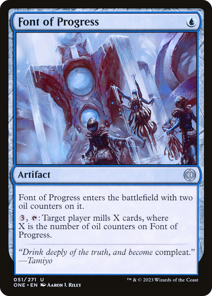 Font of Progress [Phyrexia: All Will Be One] | Magic Magpie