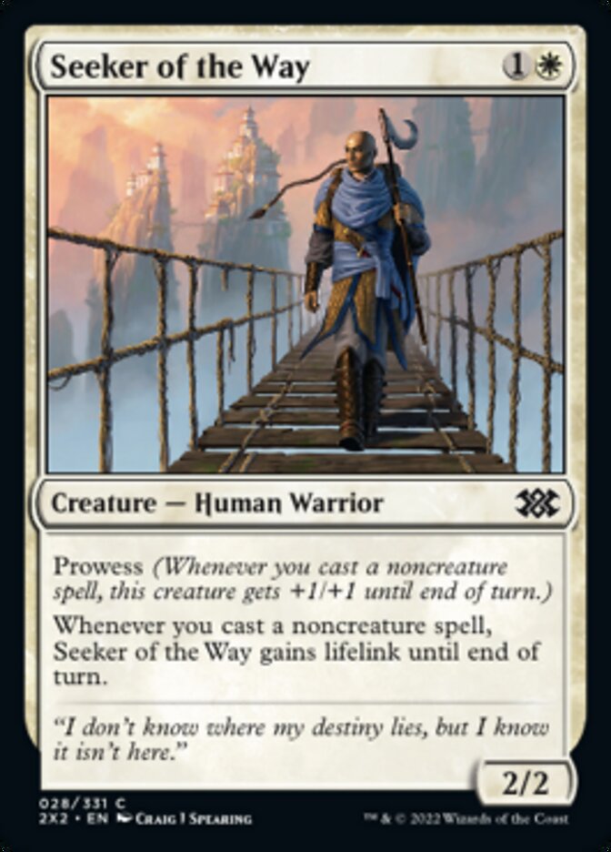 Seeker of the Way [Double Masters 2022] | Magic Magpie
