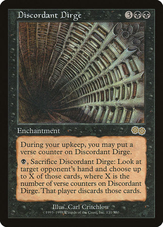 Discordant Dirge [Urza's Saga] | Magic Magpie