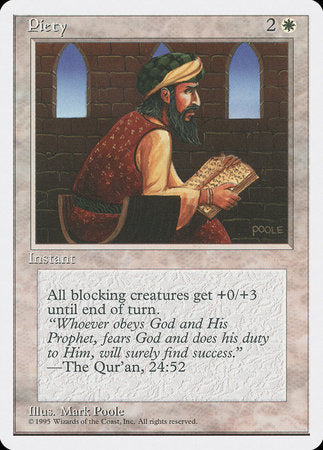 Piety [Fourth Edition] | Magic Magpie
