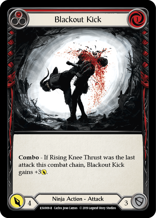 Blackout Kick (Red) [KSU009-R] 1st Edition Normal | Magic Magpie
