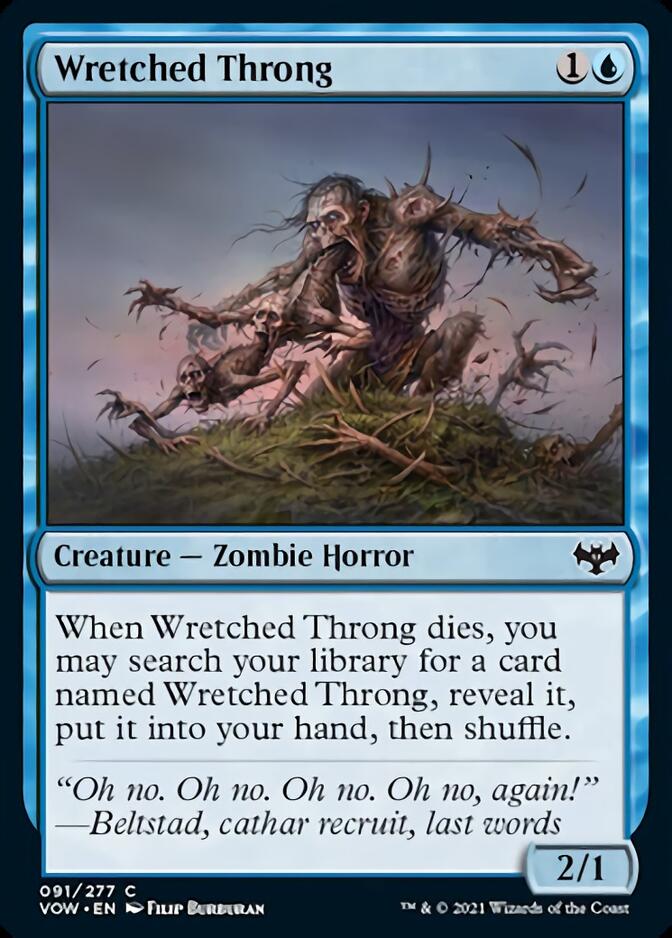 Wretched Throng [Innistrad: Crimson Vow] | Magic Magpie