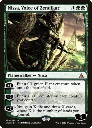 Nissa, Voice of Zendikar [Oath of the Gatewatch Promos] | Magic Magpie