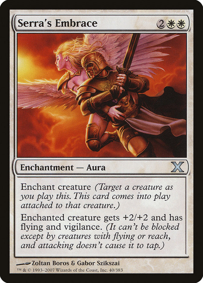 Serra's Embrace [Tenth Edition] | Magic Magpie